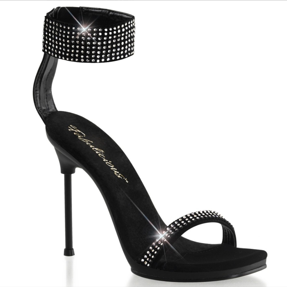 Fabulicious By Pleaser Chic-40 ankle strap stiletto sandal NEW Size 7